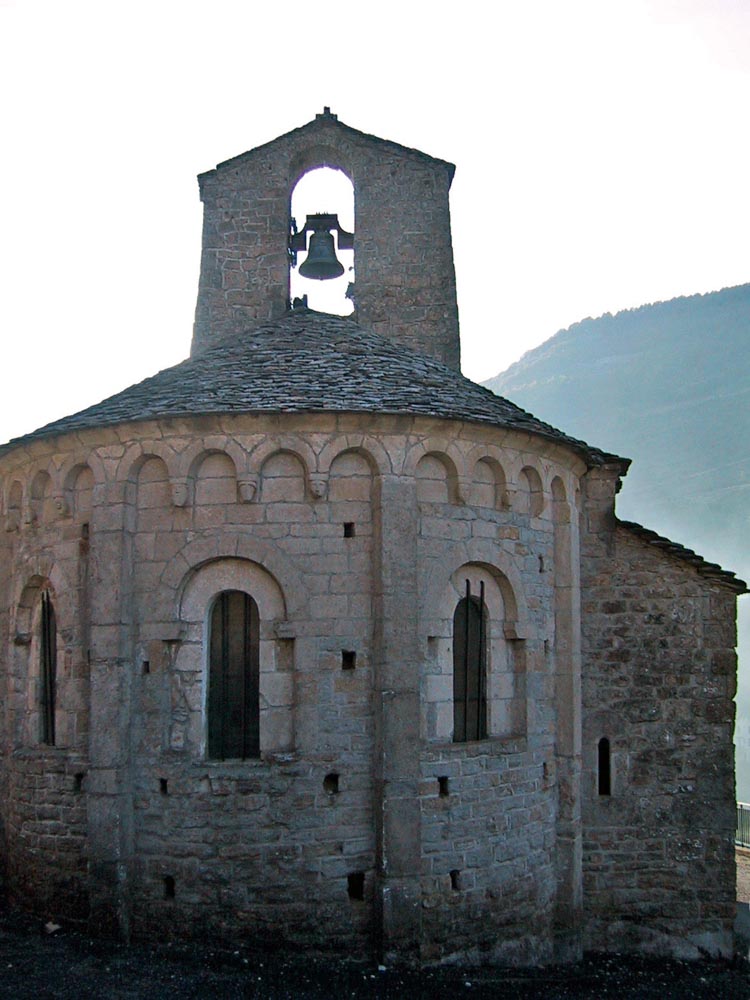 L'abside de l'église